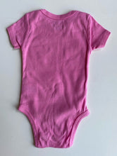 Load image into Gallery viewer, Calvin Klein baby girl size 0-3 months pink t-shirt bodysuit top, VGUC
