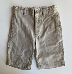 Gap kids boys size 7 slim fit light brown shorts adjustable waist, VGUC