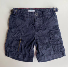Load image into Gallery viewer, Country Road baby boy size 6-12 months navy blue cargo shorts, VGUC
