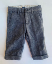 Load image into Gallery viewer, Gap baby boy size 12-18 months grey tweed knit formal pants, VGUC
