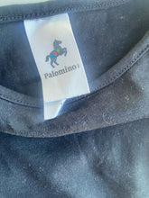 Load image into Gallery viewer, Palomino baby size 104 (3 years) black long sleeve top t-shirt, VGUC
