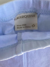 Load image into Gallery viewer, Marquise baby size 0-3 months blue shorts elastic waist, VGUC
