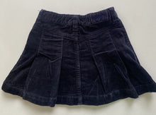 Load image into Gallery viewer, GANT kids girls toddler size 36 months navy blue cord button up skirt, VGUC
