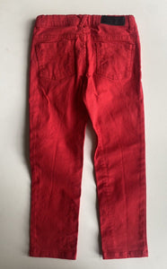 Littlehorn kids size 7 red jeans pants adjustable waist, VGUC