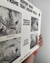 Load image into Gallery viewer, Rupert Bear frame tray jigsaw puzzle vintage 1971, VGUC
