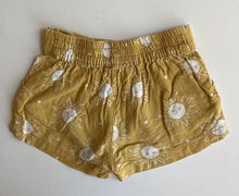 Load image into Gallery viewer, Cotton On Kids girls toddler size 2 yellow suns shorts, VGUC
