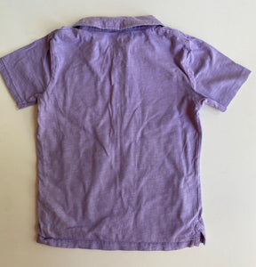 Boden kids size 6-7 years purple collared top t-shirt, VGUC