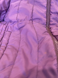 Thomas Cook kids girls size 4 purple hooded warm jacket coat, GUC