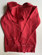 Load image into Gallery viewer, Target kids girls size 7 red zip up hooded jumper Ocean Angel, VGUC
