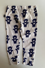 Load image into Gallery viewer, Hux Kids size 4 white blue bears leggings pants, VGUC
