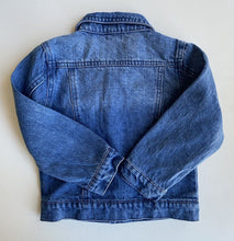 Load image into Gallery viewer, Gem Look baby size 18-24 months blue denim button up jacket, VGUC
