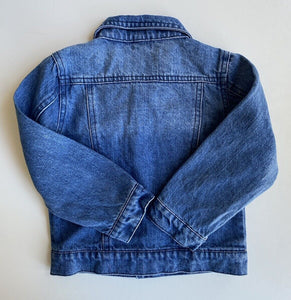 Gem Look baby size 18-24 months blue denim button up jacket, VGUC