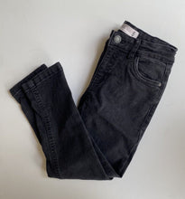 Load image into Gallery viewer, Cotton On Kids size 5 black straight leg denim jeans pants, VGUC
