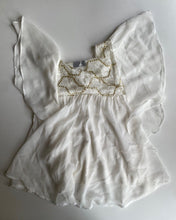 Load image into Gallery viewer, Bardot Junior kids girls size 12 white gold lace top blouse, EUC
