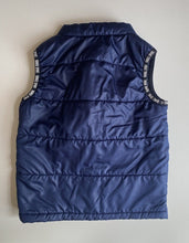 Load image into Gallery viewer, Bonds baby size 18-24 months navy blue zip up puffer vest, VGUC
