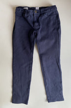 Load image into Gallery viewer, GAP kids girls size 7 navy blue stretch pull on pants jeans, VGUC
