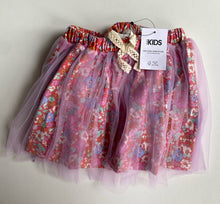 Load image into Gallery viewer, Cotton On baby girl size 1-2 years red purple floral tutu skirt tulle, BNWT
