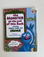 Load image into Gallery viewer, Sesame Street the Monster at the end of this book Grover hardcover book, VGUC
