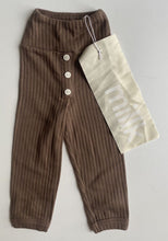 Load image into Gallery viewer, Millk baby size 3-6 months brown ribbed leggings pants, BNWT
