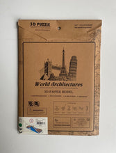 Load image into Gallery viewer, World Architectures 3D puzzle Golden Gate Bridge paper, BNWT
