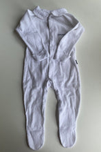 Load image into Gallery viewer, Bonds baby size 12-18 months white Terry towelling wondersuit collared, VGUC
