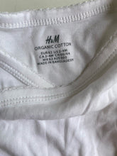 Load image into Gallery viewer, H&amp;M baby girl size 0-3 months white wrap bodysuit top tank top set, VGUC
