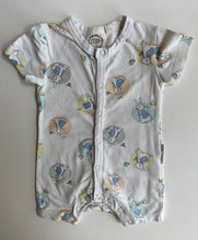 Load image into Gallery viewer, Peter Rabbit baby size 3-6 months white spotted bunny romper, VGUC
