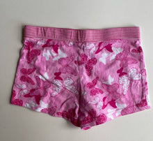 Load image into Gallery viewer, Allsorts kids girls size 8 pink stretch butterfly shorts elastic waist, VGUC
