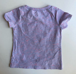 Osh Kosh B'gosh baby girl size 9-12 months purple logo t-shirt, VGUC