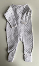 Load image into Gallery viewer, Bonds baby size 0-3 months zippy wondersuit white spotted Terry towelling, VGUC
