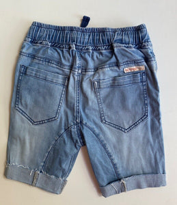 Country Road kids boys size 5 blue denim drawstring shorts, VGUC