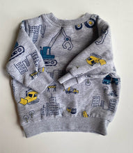 Load image into Gallery viewer, Carter&#39;s baby boy size 0-3 months grey jumper diggers, VGUC
