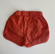 Load image into Gallery viewer, Seed baby size 6-12 months red elastic waist shorts, VGUC
