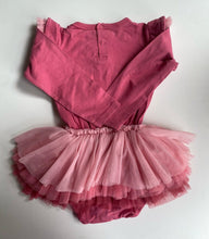 Load image into Gallery viewer, Rock Your Baby baby girl size 18-24 months pink tutu dress face, GUC
