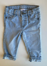 Load image into Gallery viewer, Kids &amp; Co. baby size 3-6 months light blue denim pull on jeans pants, VGUC
