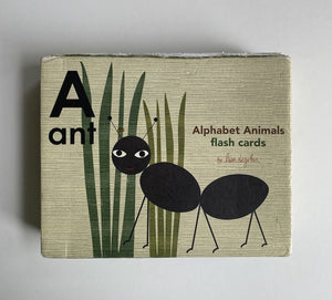 Chronicle Books Alphabet Animals flash cards by Lisa Dejohn kids, GUC