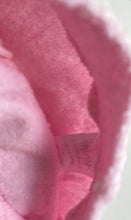 Load image into Gallery viewer, Bonds baby girl size 00/000 x2 Terry towelling beanies pink white, VGUC
