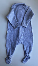 Load image into Gallery viewer, Bonds baby size 0-3 months grey Terry towelling wondersuit collared, VGUC
