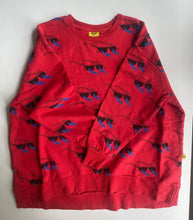 Load image into Gallery viewer, Band of Boys kids boys size 8 red black sunglasses jumper, VGUC
