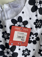 Load image into Gallery viewer, Ollie&#39;s Place kids girls size 8 black white floral tulle dress, BNWT
