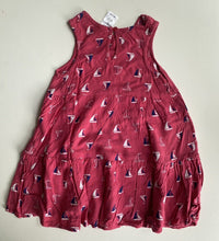 Load image into Gallery viewer, H&amp;T kids girls toddler size 2 pink boats dress, VGUC
