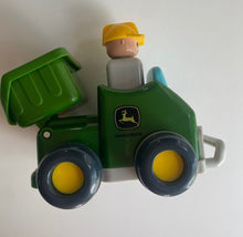 Load image into Gallery viewer, TOMY x John Deere kids push and go plastic green vehicle truck, VGUC
