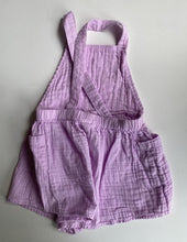 Load image into Gallery viewer, Cotton On Kids girls toddler size 3 purple jumpsuit, VGUC
