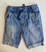 Load image into Gallery viewer, Country Road kids boys size 5 blue denim drawstring shorts, VGUC
