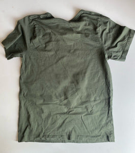 Champion kids youth boys size 14 olive green t-shirt, VGUC