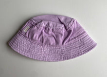 Load image into Gallery viewer, Seed baby girl one size purple bucket sun hat &#39;H&#39; summer, VGUC
