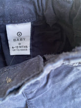 Load image into Gallery viewer, Target baby boy size 6-12 months navy blue chino pull on pants, VGUC
