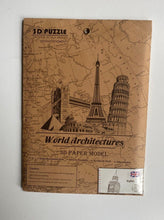 Load image into Gallery viewer, World Architectures 3D puzzle Big Ben paper, BNWT
