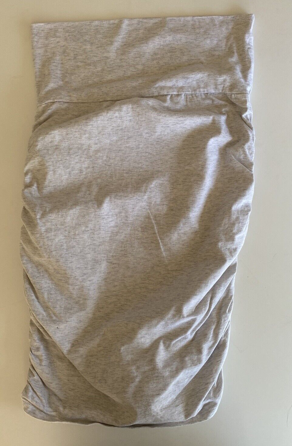 Angel Maternity size XS women's light grey marle pencil skirt, VGUC