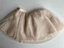 Load image into Gallery viewer, Gap baby girl size 18-24 months gold tutu elastic waist skirt, VGUC
